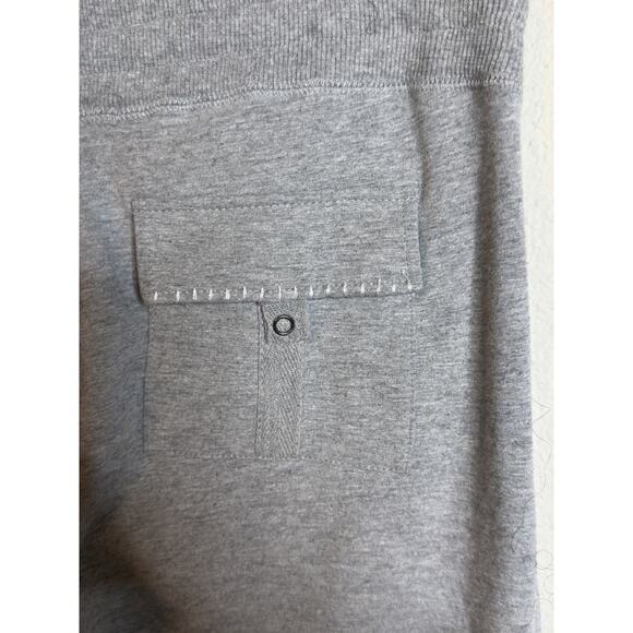 VTG Y2K BCBG Size L/M Grey/black Womens Tracksuit Set 2 Pc Flare Yoga - Picture 11 of 13